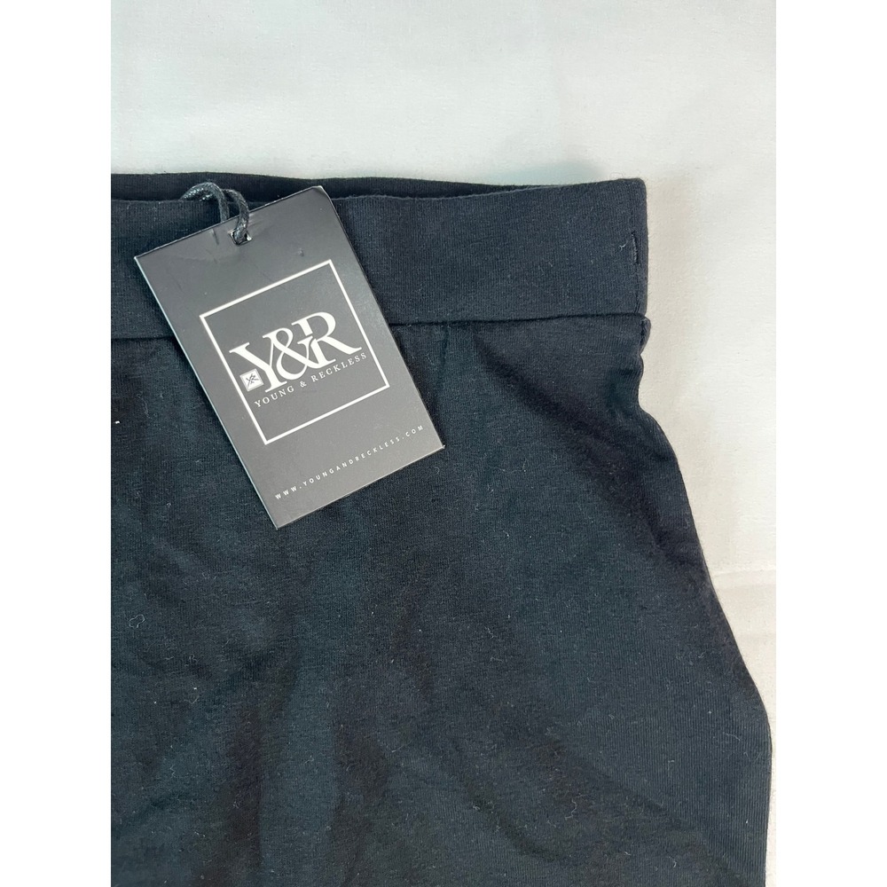 Young & Reckless Skirt Womens Black Mini New with‎ Tags Y&R